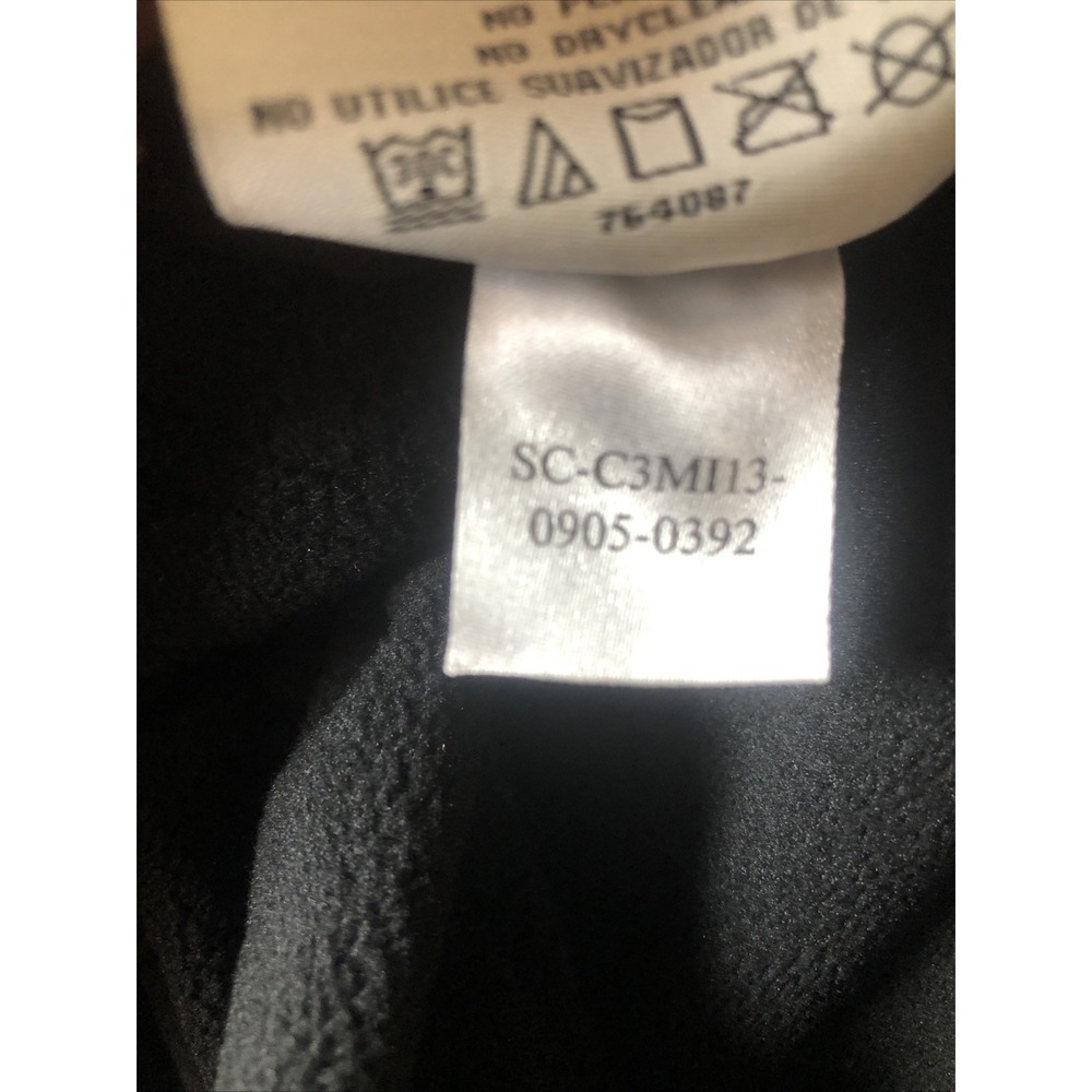 NWT Women Small Double Diamond Thermal Fleece Zip Jacket Black Zip Pockets Logo - Picture 13 of 14